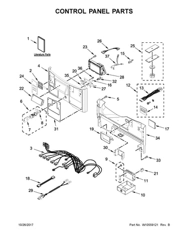 Control panel parts