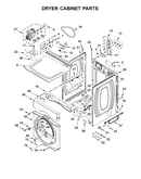 Dryer cabinet parts