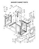 Washer cabinet parts