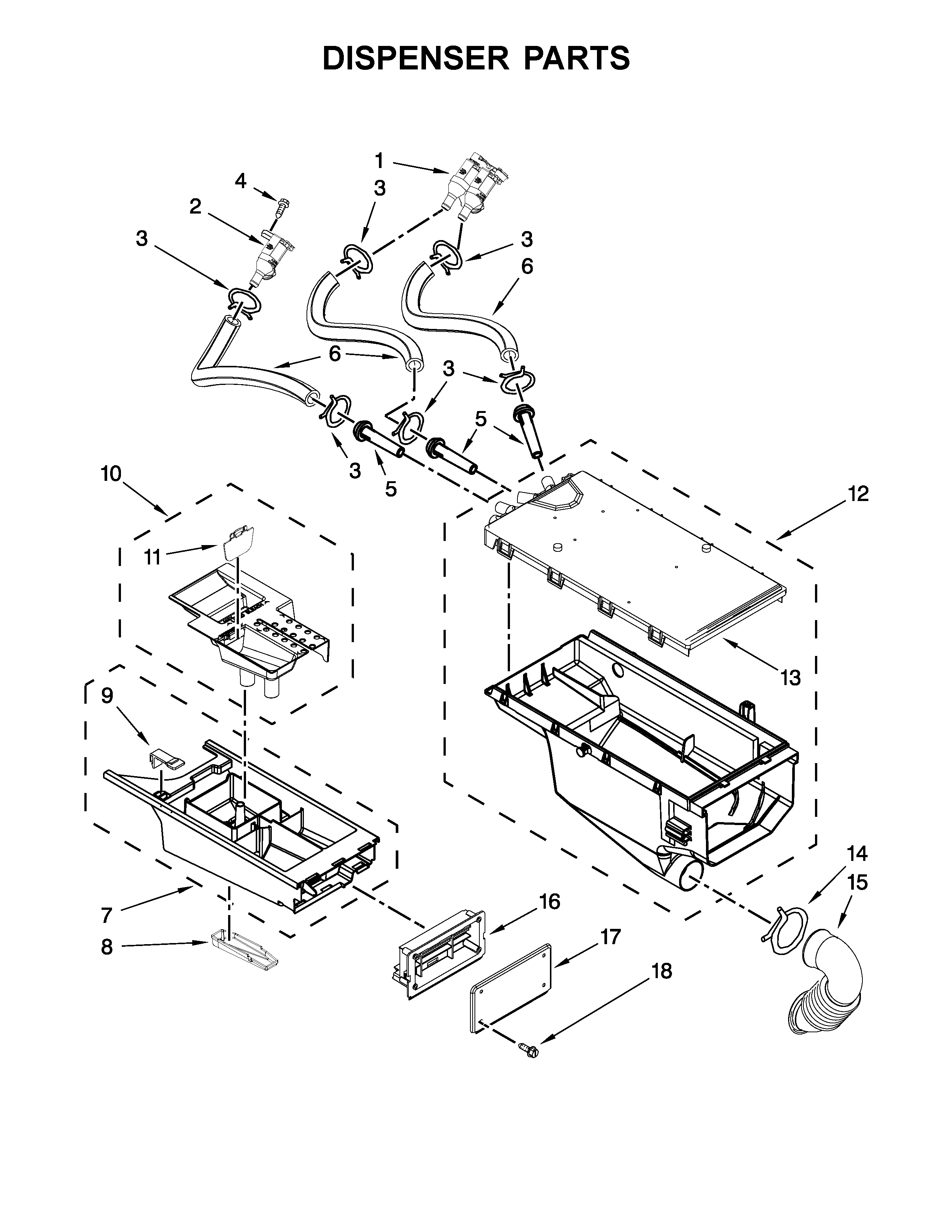 DISPENSER PARTS