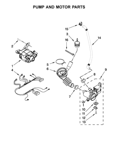 Pump and motor parts