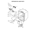 Jenn-Air JFC2089BEM01 refrigerator liner parts diagram