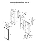 Refrigerator door parts