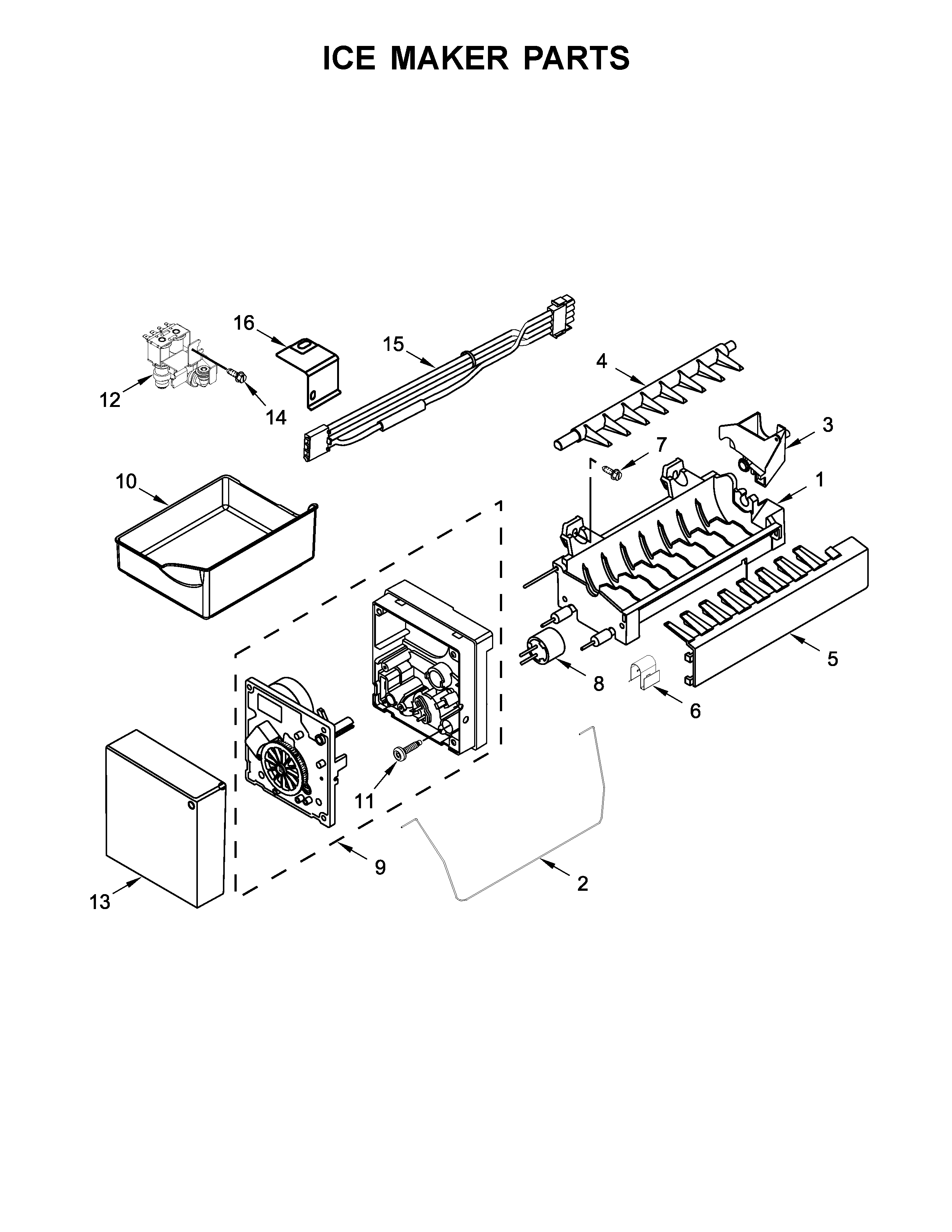 Ice maker parts