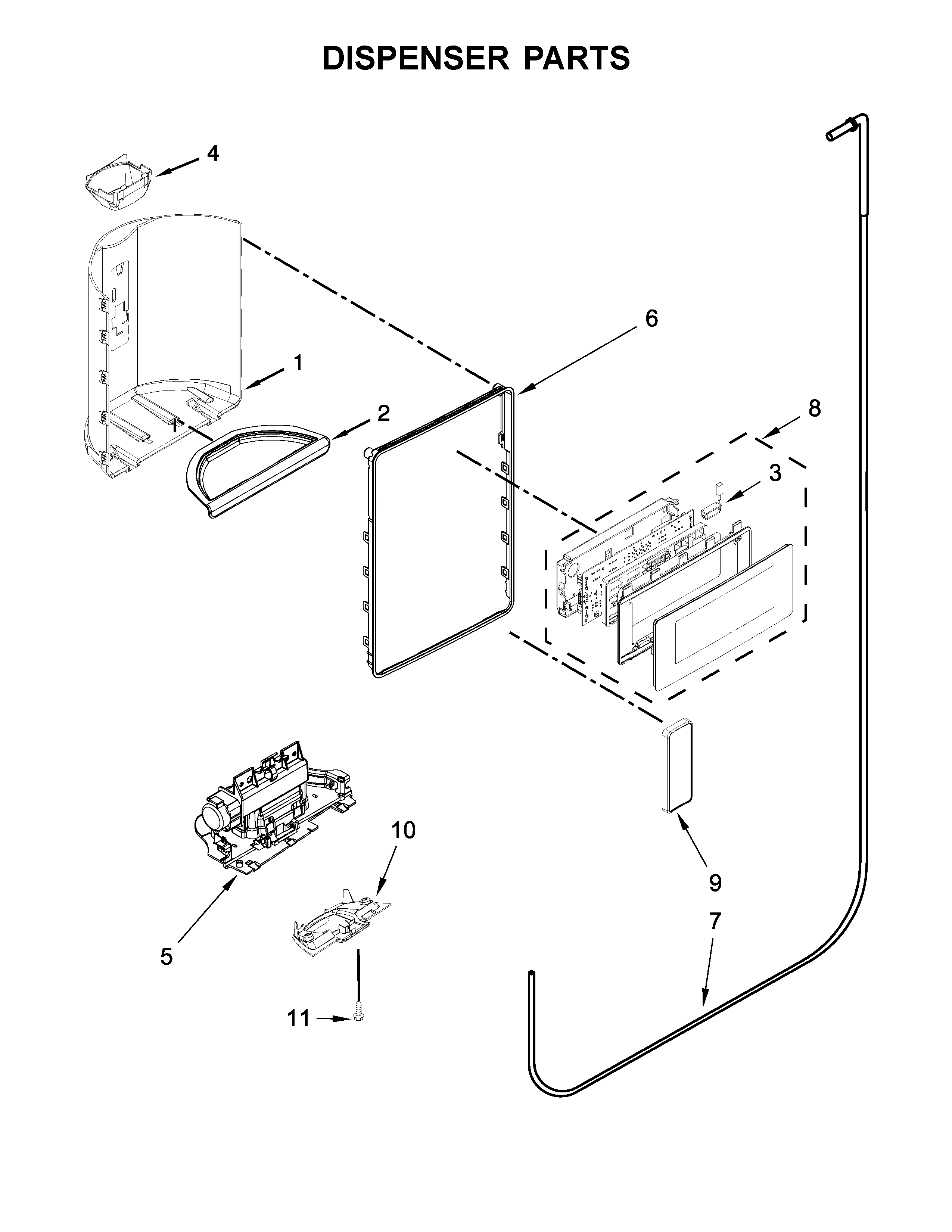 DISPENSER PARTS