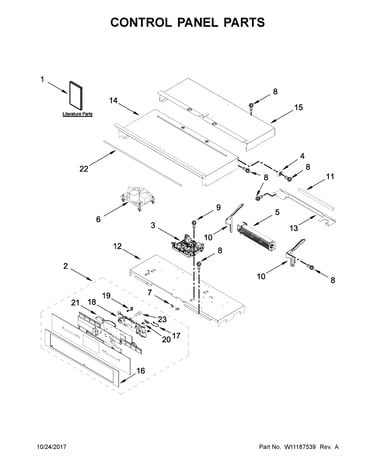 Control panel parts