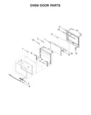 Oven door parts
