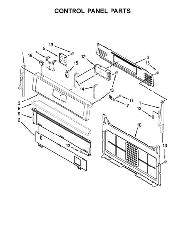 Control panel parts