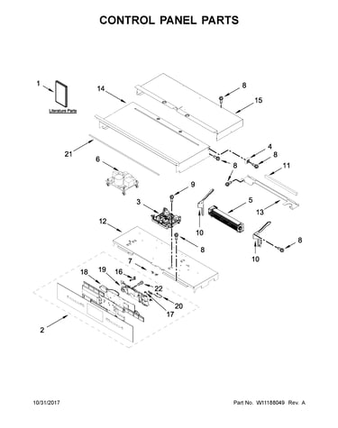 Control panel parts