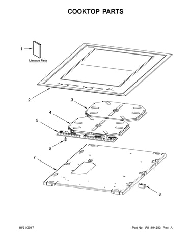 Cooktop parts