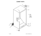Amana AZF33X16DW02 cabinet parts diagram