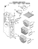 Freezer liner parts