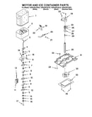 Motor and ice container parts