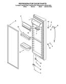 Refrigerator door parts