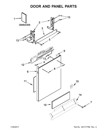Door and panel parts