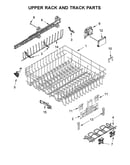 Upper rack and track parts