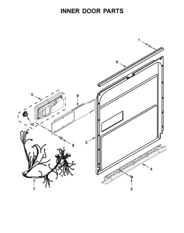 Inner door parts