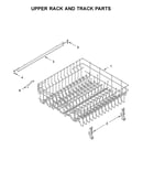 Upper rack and track parts