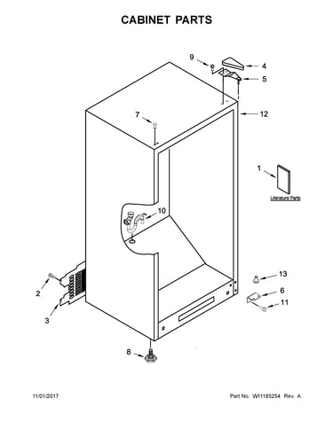 Cabinet parts