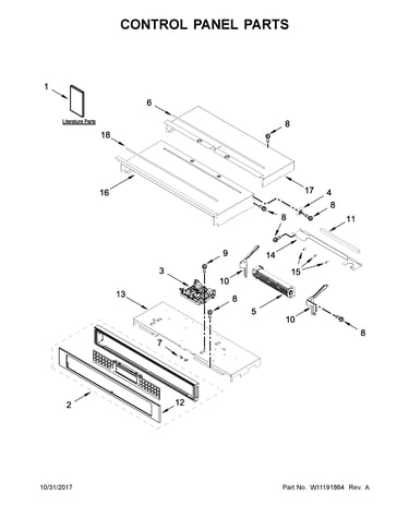 Control panel parts