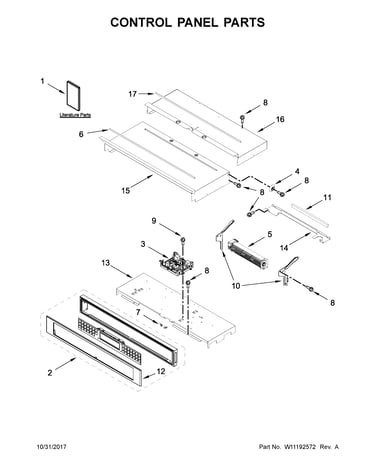 Control panel parts