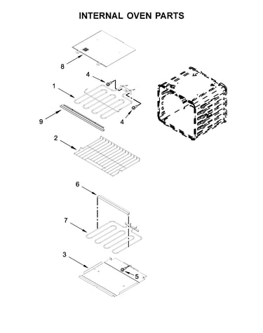 Internal oven parts