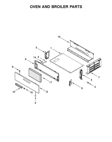 Oven and broiler parts