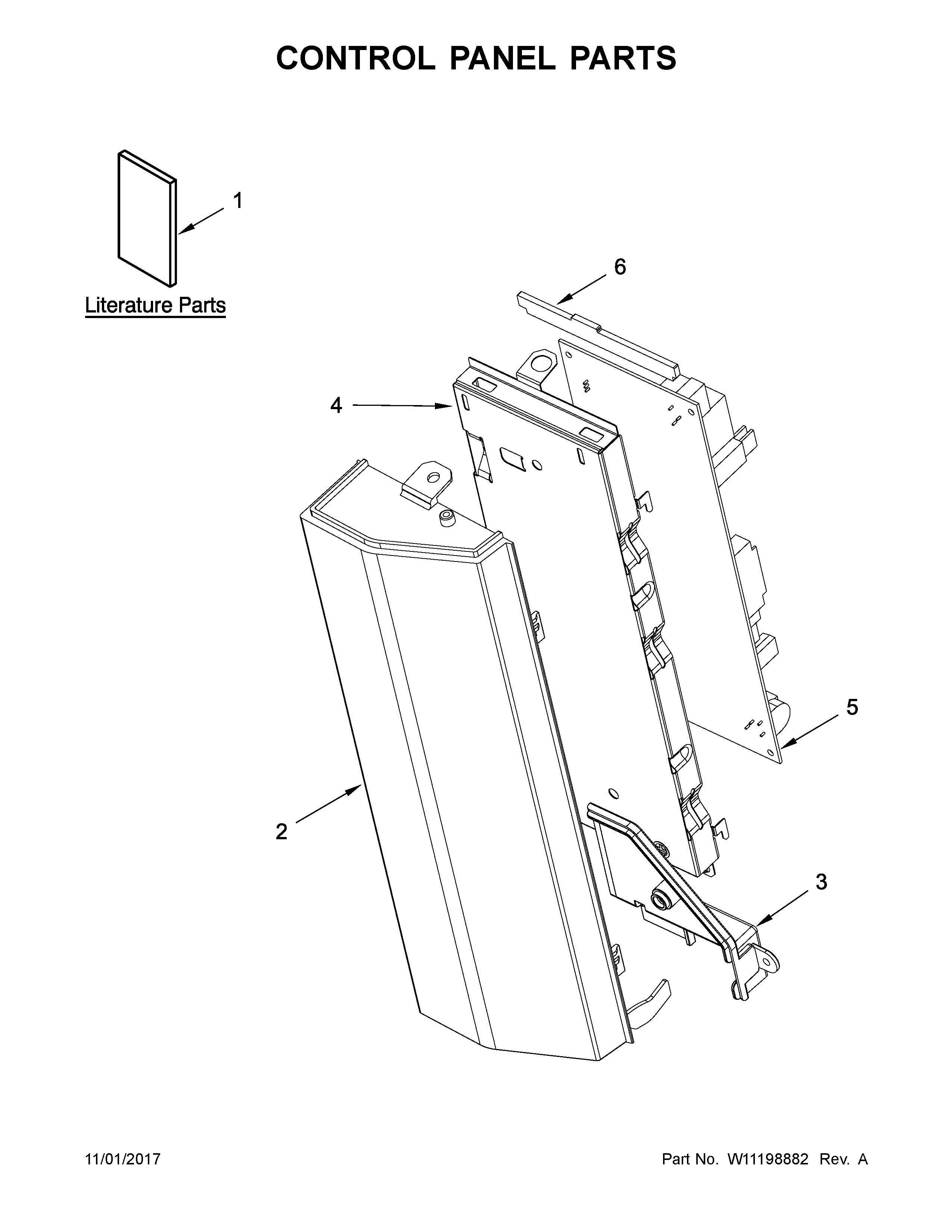Control panel parts