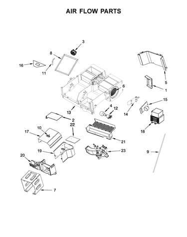 Air flow parts