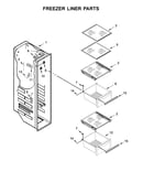 Freezer liner parts