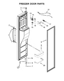 Freezer door parts