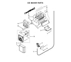 KitchenAid KSC23C8EYY02 ice maker parts diagram
