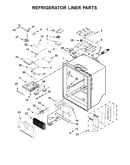 Refrigerator liner parts