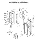 Refrigerator door parts