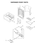Dispenser front parts