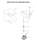 Motor and ice container parts