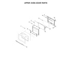 Jenn-Air JJW2727DS02 upper oven door parts diagram