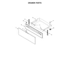 Whirlpool YWFE521S0HS0 drawer parts diagram