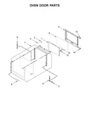 Oven door parts