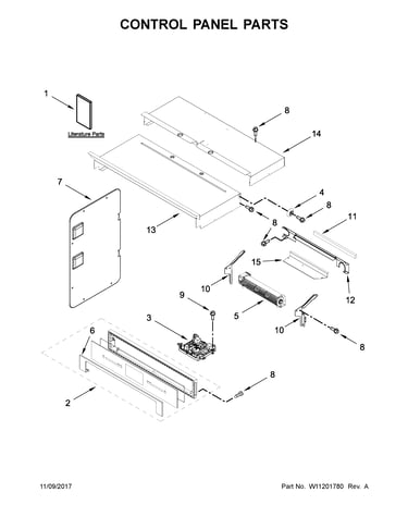 Control panel parts