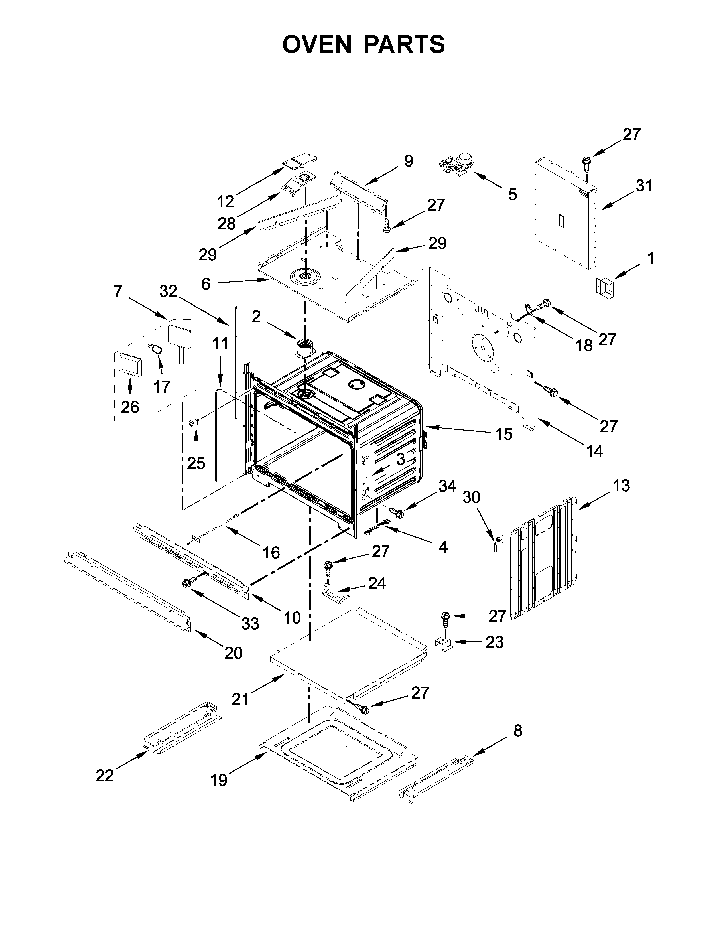Oven parts