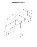 Oven door parts