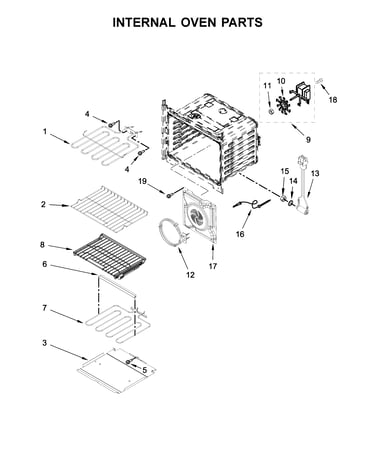 Internal oven parts