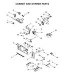 Cabinet and stirrer parts