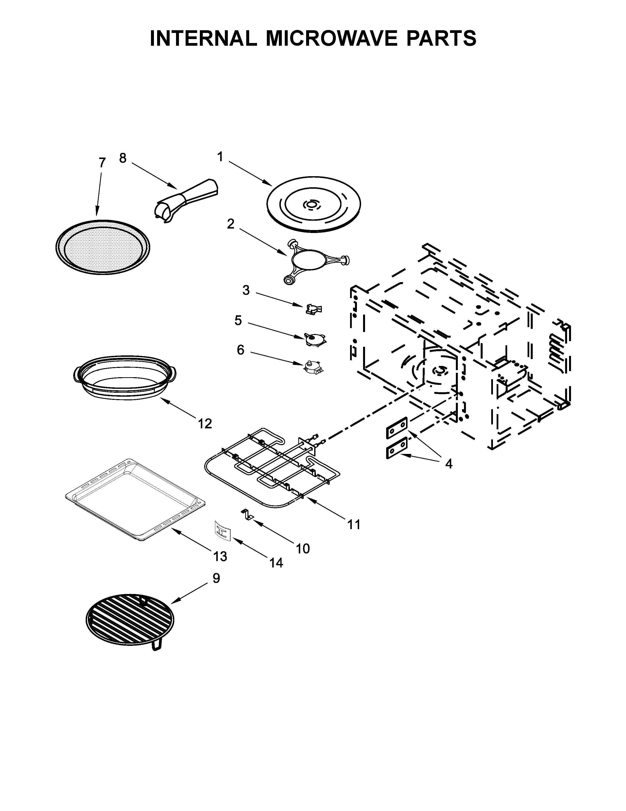 INTERNAL MICROWAVE PARTS