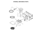 Whirlpool WOC97ES0ES03 internal microwave parts diagram