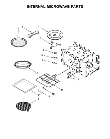 Internal microwave parts
