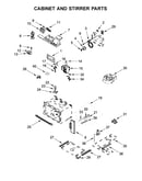 Cabinet and stirrer parts