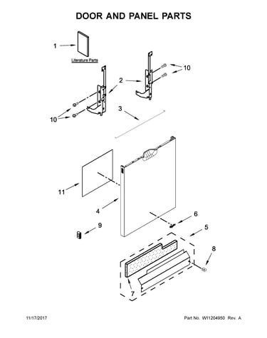Door and panel parts