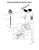 Pump, washarm and motor parts
